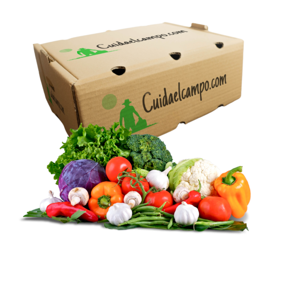 caja de verduras de temporada